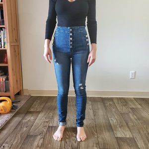 J Brand Natasha High Waist Skinny Jean